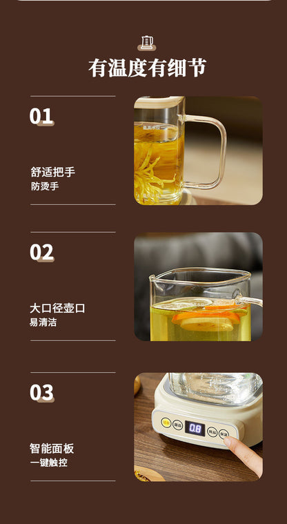 Health Pot Multi-functional New Household Glass Kettle Small Office Tea Maker Dormitory Flower Tea Pot Gift