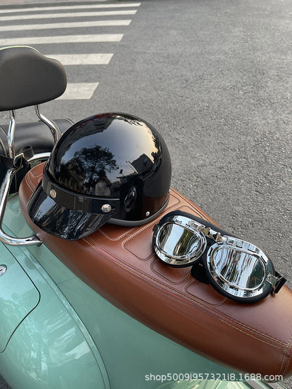 Factory Outlet GB 3C Harley Retro Half Helmet Lightweight Summer Electric Vehicle Helmet Safety Helmet Unisex