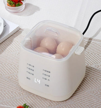 Mini Smart Egg Boiler Multi-use Household Egg Steamer Breakfast Machine Small Reservable Egg Boiling Artifact Cross-border Exclusive