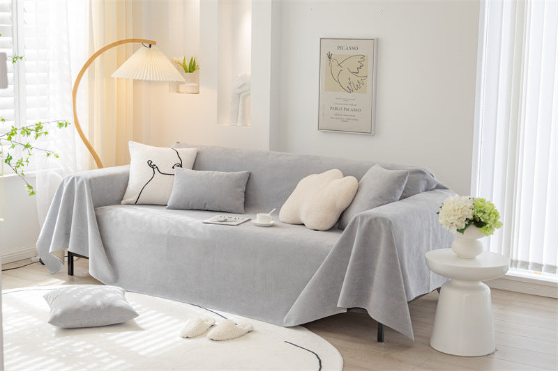 Four Seasons Universal Waterproof Sofa Towel Urine-proof Cat-scratch-proof Sofa Cover Cloth Towel Chenille Non-slip Non-sticky Sofa Cover
