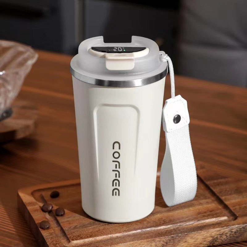 Overlord Tea Ji Tongyi Thermos Cup 316 Stainless Steel Lily-in-the-valley Coffee Cup Portable Car Double Drinking Gift Water Cup