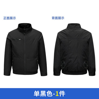 Cross-border New Smart Air-conditioning Clothing Jacket Clothes with Fan Outdoor Work Uniform Labor Protection Duty Fan Clothing