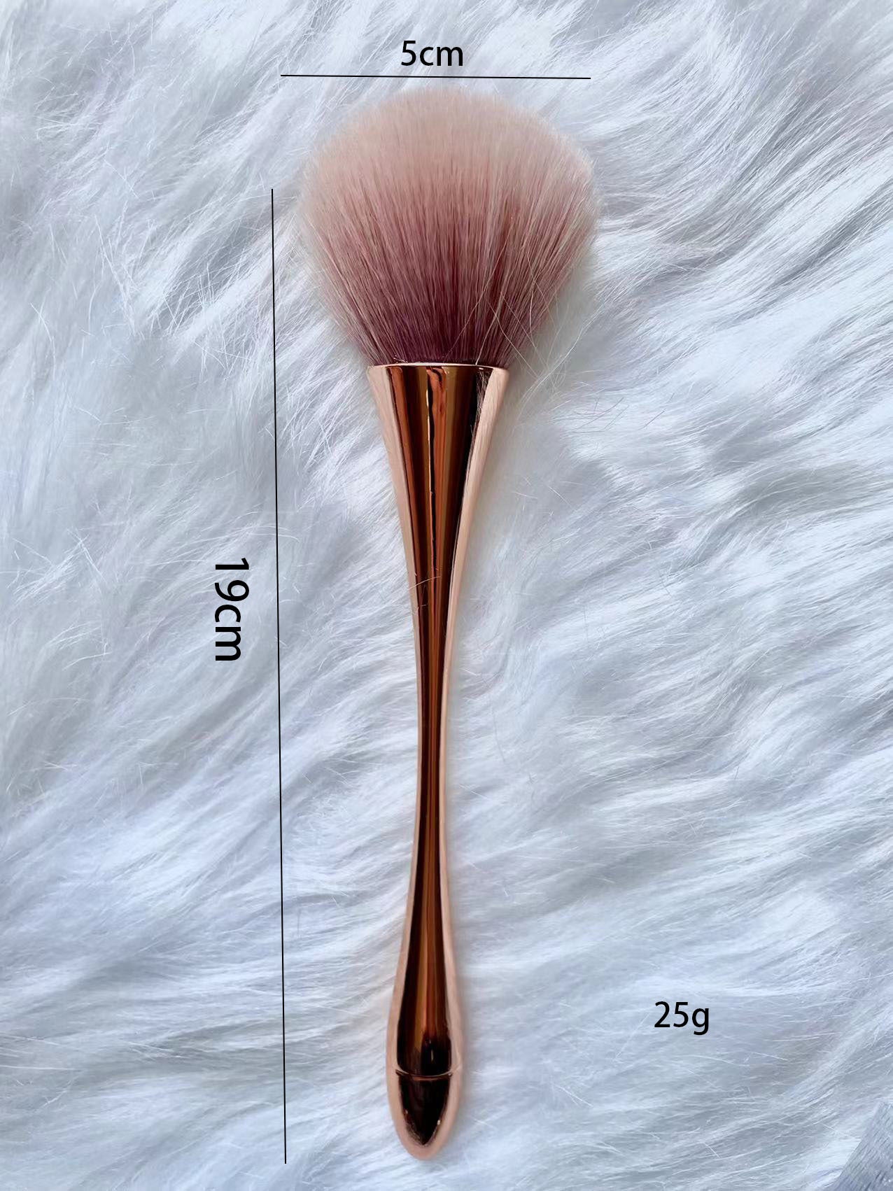 Source Manufacturer Golden Small Waist Blush Brush Loose Powder Brush Super Large Soft Hair Powder Makeup
