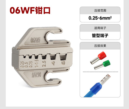 Sn Tube-Type Spring-Loaded Electrical Crimping Pliers for Quick Bare Terminal Connections, Multifunctional Crimping and Cold Pressing