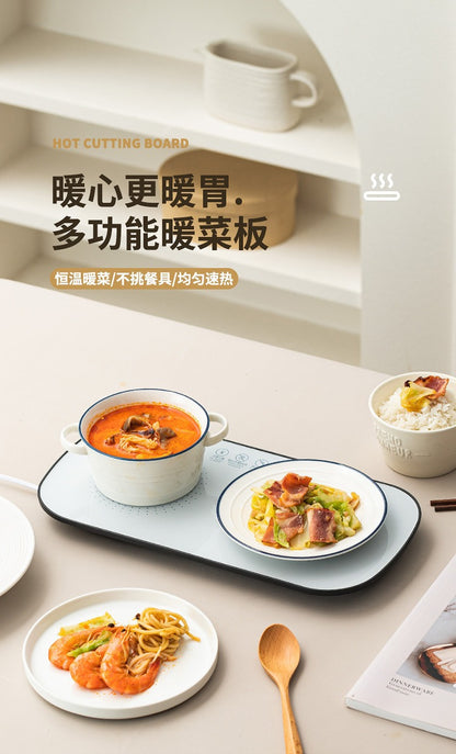 New Warming Board Household Intelligent Constant Temperature Board Multifunctional Meal Insulation Board Hot Milk Artifact for Heating Meals