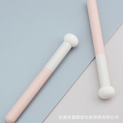 Factory direct small steamed buns concealer brush sponge head round concealer blush print blotter makeup brush