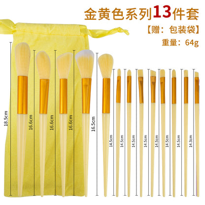 8 Makeup Brush Set Portable Soft Hair Powder Concealer Eye Shadow Blush Foundation Brush Full Set Beauty Tools