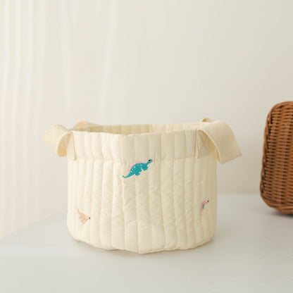 Ins Storage Basket Baby Diaper Clothes Toy Fixing Bag Bedding Storage Multi-use Storage Bag
