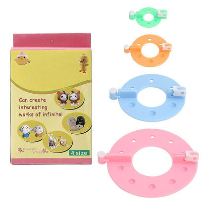 Ready-Made Wool Pom-Pom Maker Handmade Wool Ball Tool Accessories Household Color Knitting Machine