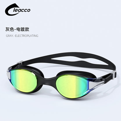 Xinli Cool Swimming Goggles HD Waterproof Anti-fog Adult Men and Women Racing Professional Swimming Goggles Eye Protection Diving Goggles Equipment