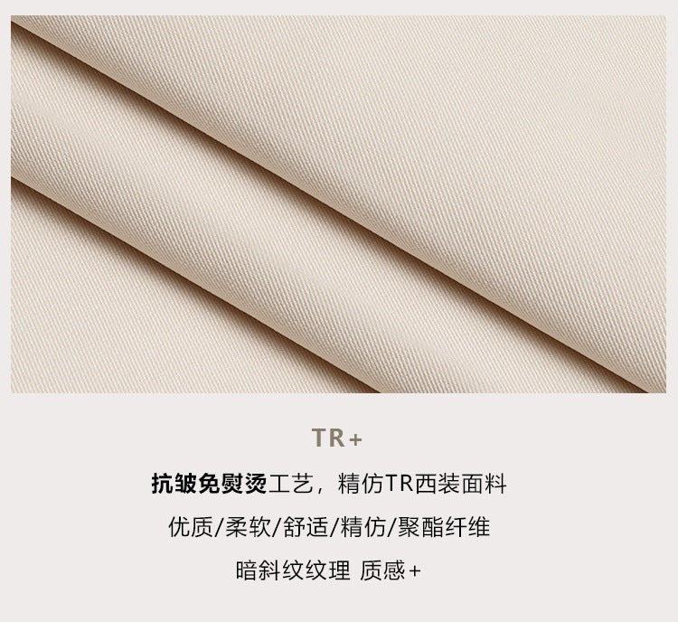 Green Metal Buckle Korean Style 2024 Spring and Autumn New Milk White Suit Jacket Women's Casual All-match High-end Suit