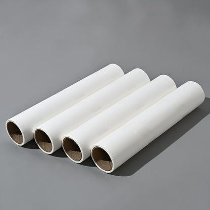 24cm sticky hair roller tearable sticky dust roll paper pet hair removal brush hair roll paper replacement core factory wholesale