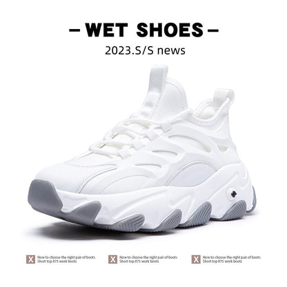 Lion Eagle Dell Torre Shoes Men's Shoes Breathable 45 Thick Bottom Black Plus Size 46 Joker 47 Casual Shoes 48 sneaker
