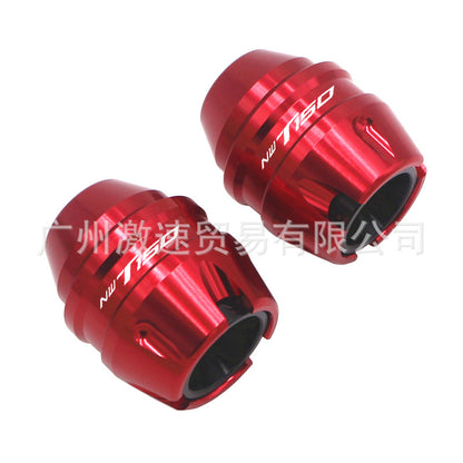 Suitable for Wuyang Honda Nwt150 Modified Accessories Exhaust Anti-Fall Stick Front Wheel Front Fork Cup Protection Anti-Fall Ball