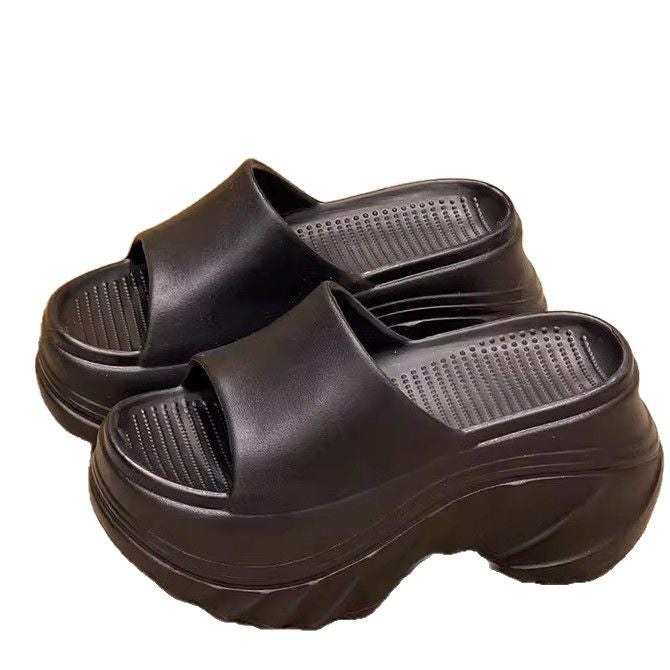 9CM height-increasing thick-soled slippers women's summer sandals EVA high-end non-slip non-smelly feet home wear wholesale