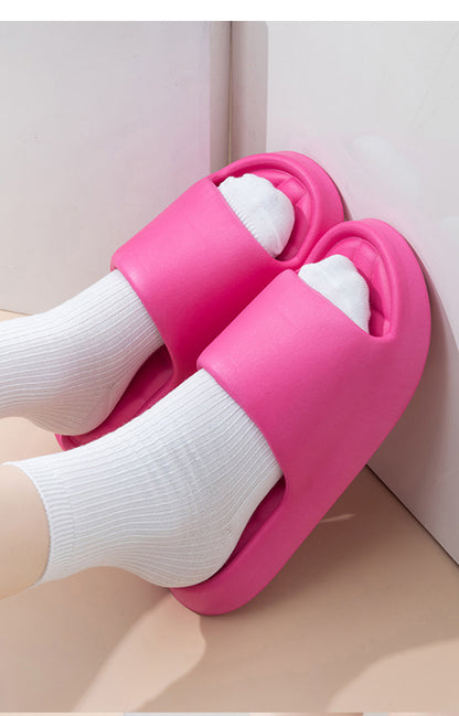 Stepping on excrement feeling sandals and slippers women's summer new home non-slip bathroom home men's eva cool tray factory wholesale cross-border