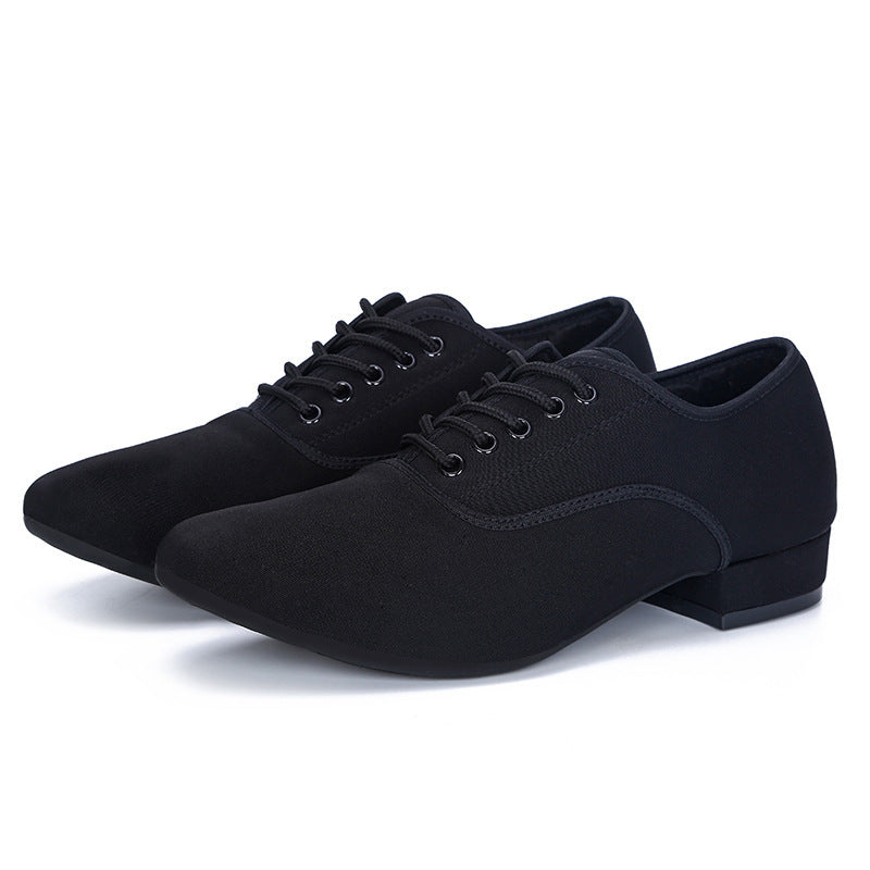 Oxford Cloth Latin Dance Shoes Men's Square Dance Shoes Adult Modern Dance Shoes Soft Bottom Social Dance Shoes Dance Shoes 2025