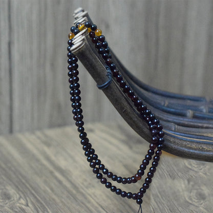 Baltic natural amber blood pearl necklace water purification grade clavicle chain sea floating raw ore multi-circle bracelet