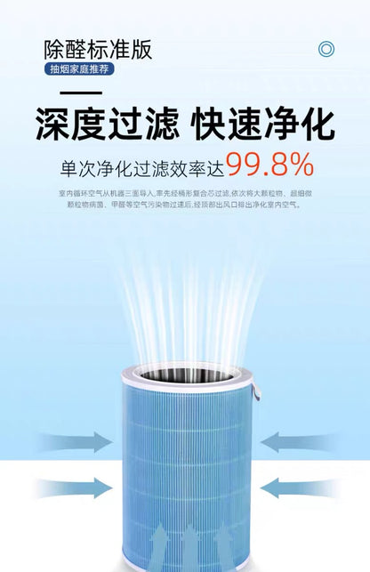 Suitable for 12S34 generation air purifier filter screen millet filter element activated carbon millet air purifier filter element