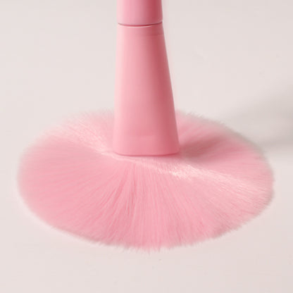 New Cross-Border Makeup Brush Set 17 Candy-Colorfuled Macaron Colorful Brush Loose Powder Brush Eyebrow Brush Factory Direct Sale