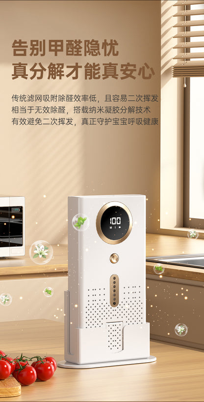 Cross-border Air Purifier Household Bedroom Deodorizer Refrigerator Fresh-keeping Car Toilet Aromatherapy Ozone Deodorizer