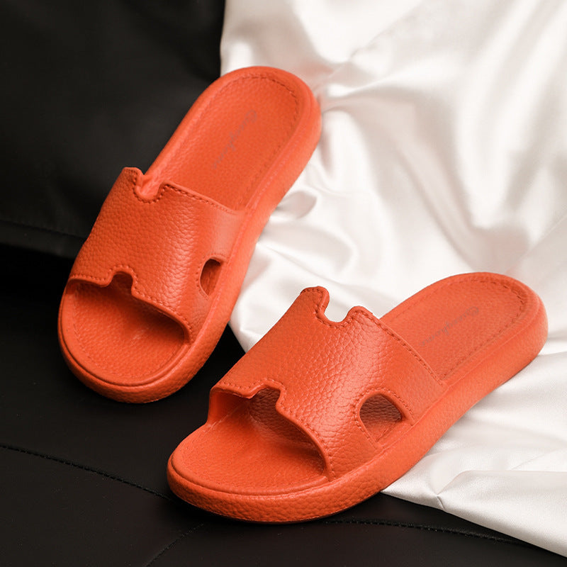 Ins Style Women's 2025 New Popular Slippers Home Internet Celebrity Ladies Sandals Home Indoor Non-Slip Slippers