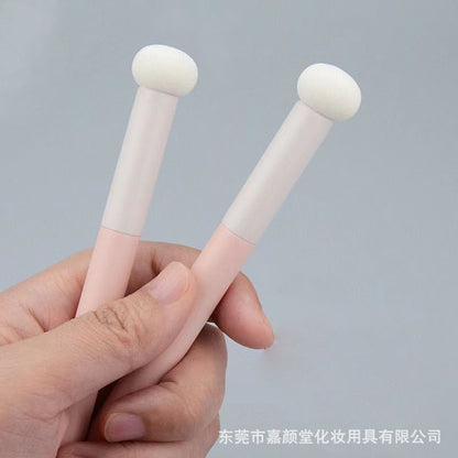 Factory direct small steamed buns concealer brush sponge head round concealer blush print blotter makeup brush