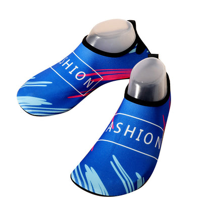 Cross-border new beach shoes quick-drying non-slip soft bottom outdoor wading shoes indoor fitness floor socks yoga shoes