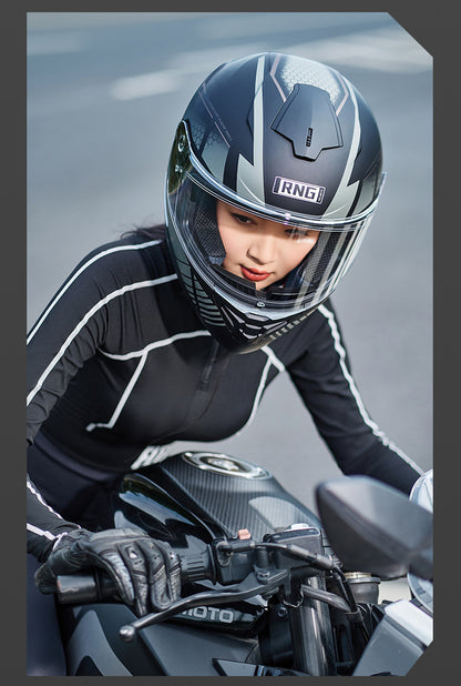 New National Standard 3C/Dot Certified Motorcycle Helmet Dual Lens with Bluetooth Headset Glasses Slot Full Face Motorcycle Helmet