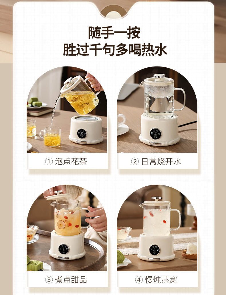 Factory Direct Sales Gift All-Glass Multi-Functional Home Small Office Mini Health Pot Health Cup Boiling Cup
