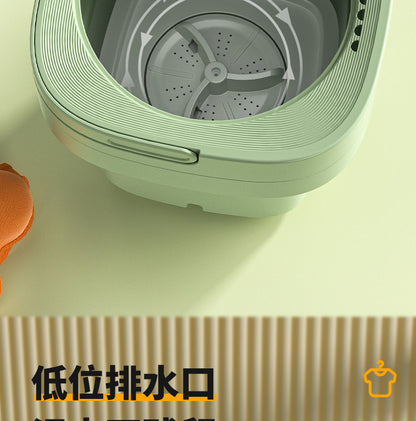 Daifa cross-border folding washing machine mini small washing machine baby underwear wash socks can be dried portable