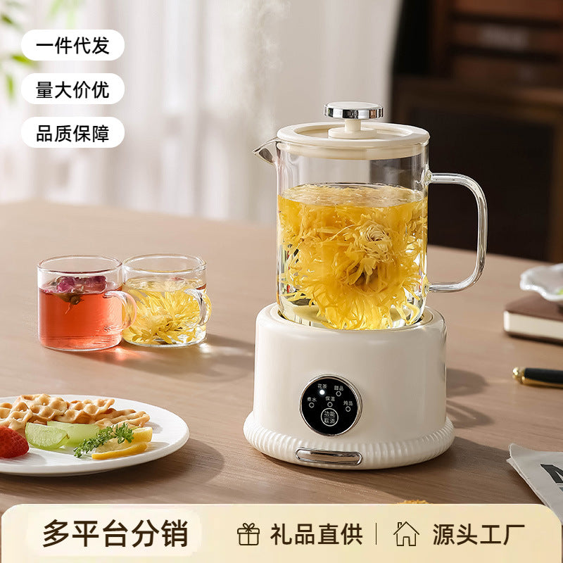 Factory Direct Sales Gift All-Glass Multi-Functional Home Small Office Mini Health Pot Health Cup Boiling Cup