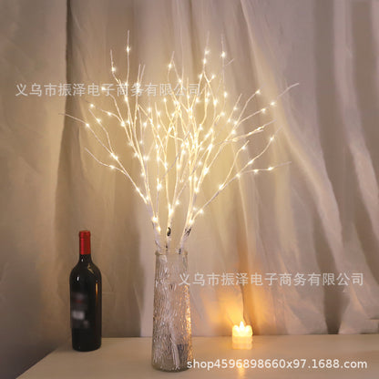 New 50LED branch modeling lamp simulation birch home party atmosphere decoration landscape luminous tree lamp