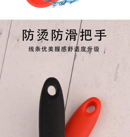 Food Grade Silicone Spoon, Kidsren's Safety Table Spoon, High Temperature Resistant Non-Stick Pan, Student Spoon, Baby Food Supplement Mixing Spoon