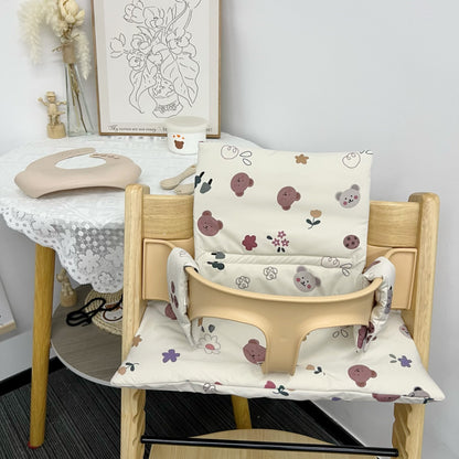 Ins Nordic Style Baby Dining Chair Children's Growth Chair Cushion Baby Dining Chair Cushion Waterproof and Urine-proof Sitting