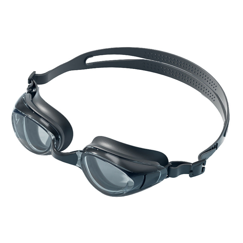 High-definition anti-fog swimming goggles adult myopia with degree swimming goggles non-eye diving equipment professional silicone goggles