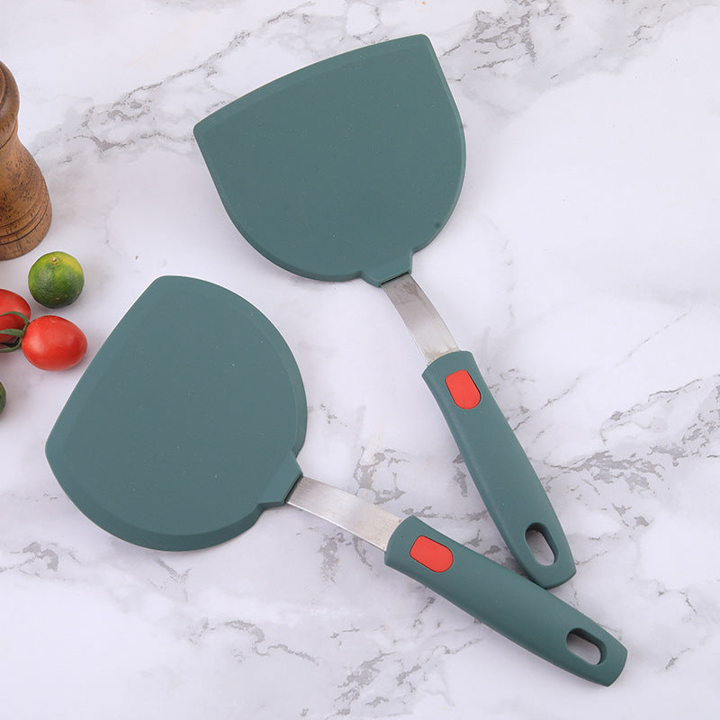 Silicone Kitchenware High Temperature Resistant Silicone Shovel Food Grade Household Teppanyaki Home Edition Teppanyaki Tools Complete Set