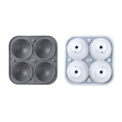 Food Grade Large Ice Hockey Mold Ice Artifact Whiskey Household Frozen Ice Block Spherical Large Silicone Round Ice Pot