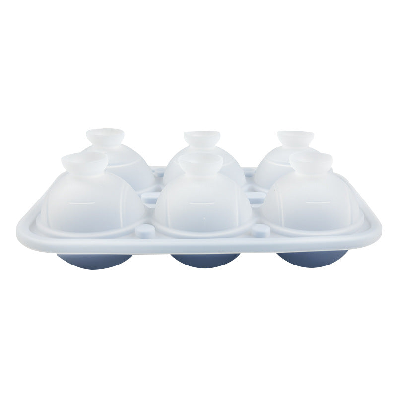 Food Grade Large Ice Hockey Mold Ice Artifact Whiskey Household Frozen Ice Block Spherical Large Silicone Round Ice Pot