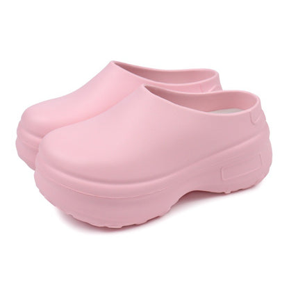 Foreign Trade Cross-Border Chef Shoes, Outdoor Casual Shoes, Comfortable Platform Sole, Wear-Resistant, Non-Slip, Thick-Soled Slippers for Men and Women, Eva