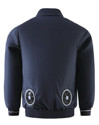 25 New Air-conditioning Clothes with Fan Outdoor Work Air-conditioning Shirt Factory Direct Cross-border Wholesale Exclusive