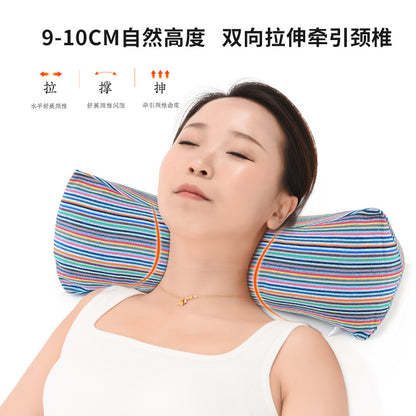 Wholesale Pure Cotton Pure Buckwheat Shell Diamond Cervical Pillow Household Adult Waist Pillow Nap Pillow Wholesale Buckwheat Pillow