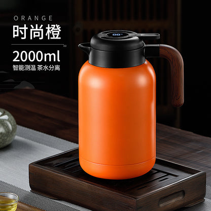 316L Stainless Steel Insulated Large Capacity Kettle for Home Use, Thermos for Tea, Dedicated for Warming Tea, Water Separation, and Stewing Tea Kettle