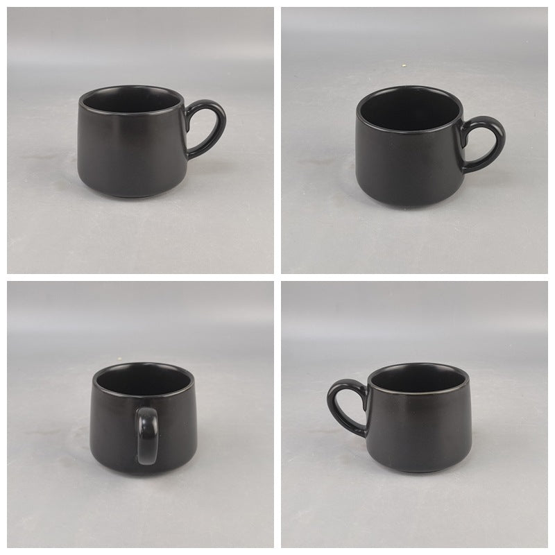 Solid Color Ceramic Mug Custom-made Cup Simple Nordic Style Ceramic Drinking Cup Milk Cup Breakfast Cup Coffee Cup