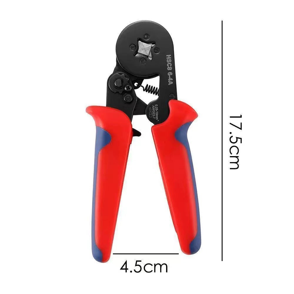 Quadrilateral Pliers Tube Type Pier Crimping Pliers Hsc8 6-4 Pin Type Terminal Crimping Cold-Pressed Terminal Crimping Pliers
