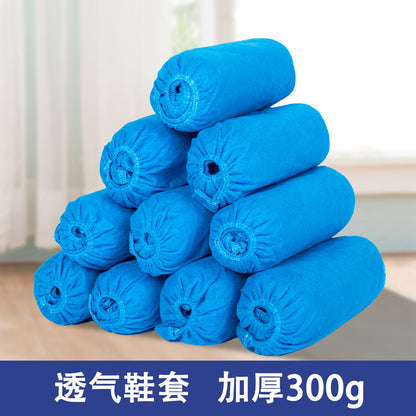 【Factory】Disposable Shoe Covers and Foot Covers, Thickened Version, Non-Slip, Wear-Resistant, Dust-Proof, for Indoor Home Use, Thick Non-Woven Fabric, Wholesale