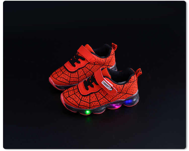 Spring and Autumn Kidsren's Shoes, Kidsren's Luminous Light Shoes, Men's and Women's Running Shoes, Baby Flash Shoes, Led Light-Up Sports Shoes, Mesh