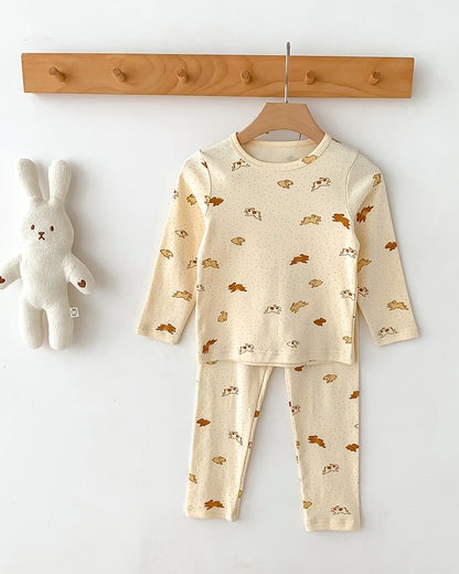 Children's Pajamas, Baby Autumn Clothes and Long Trousers, Kidsren's Home Clothes, Category a Pure Cotton Pajamas for Boys and Girls, Boys' Home Clothes