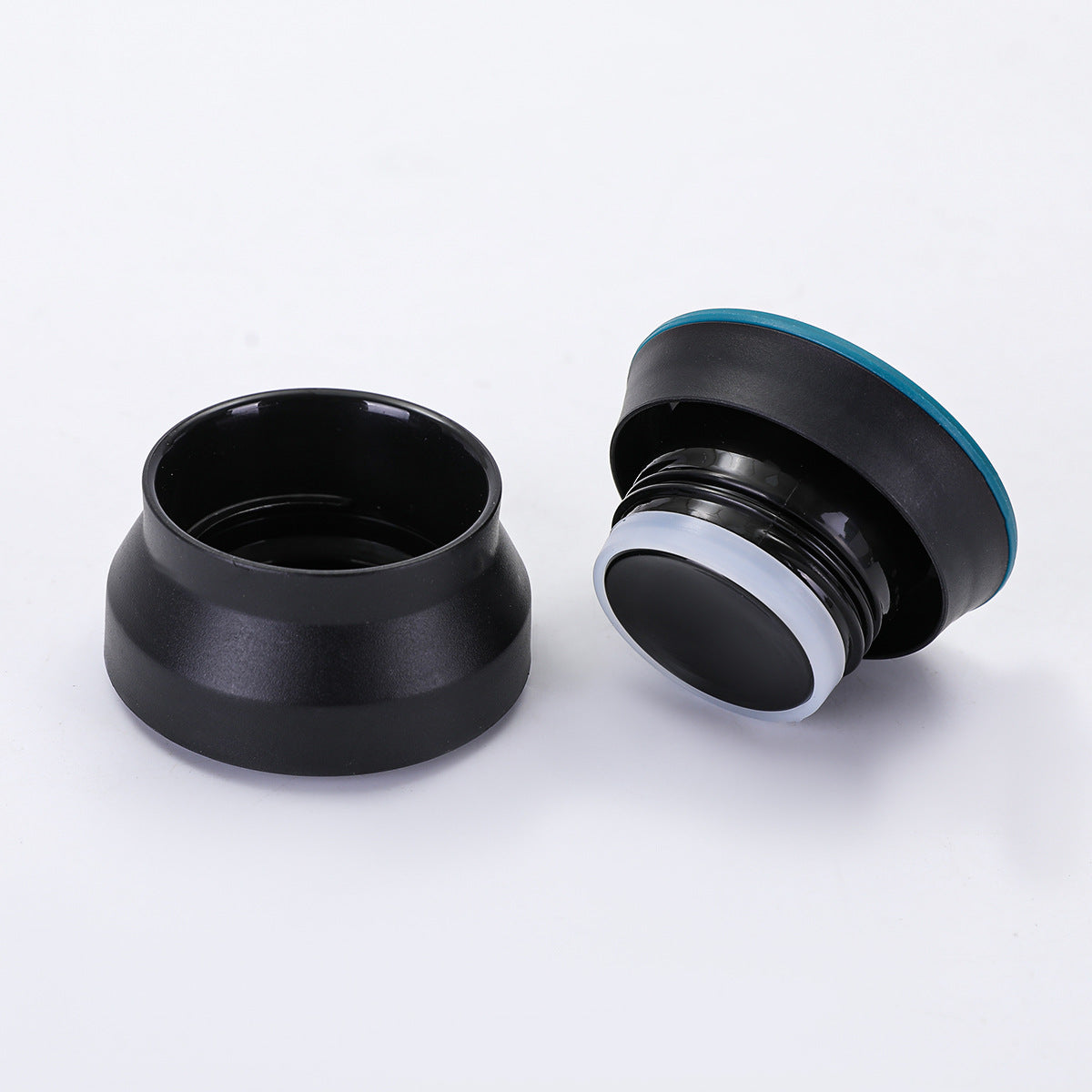 New Japanese Element Cup Flat Lid Simple Accompanying Water Cup Portable 304 Stainless Steel Double Layer Vacuum Thermos Cup