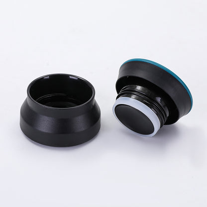New Japanese Element Cup Flat Lid Simple Accompanying Water Cup Portable 304 Stainless Steel Double Layer Vacuum Thermos Cup